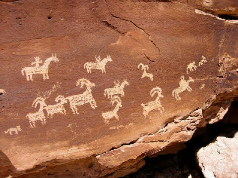 Wolfe Ranch Petroglyph Panel