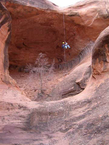 Second Rappel known as "The Snail"