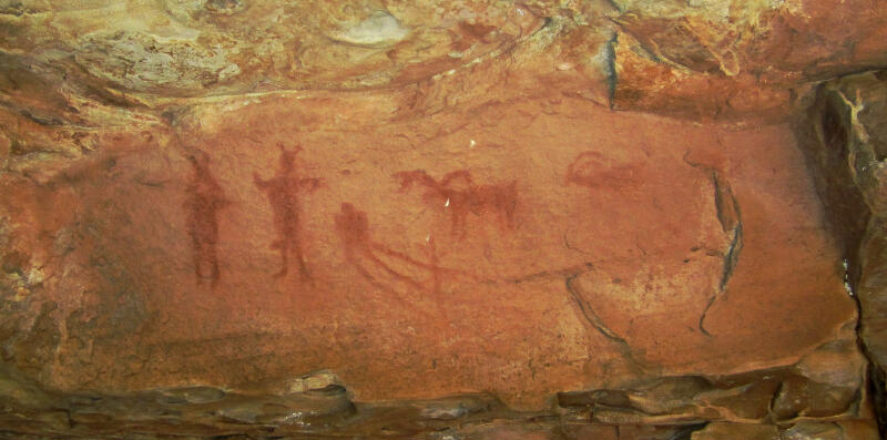 Moab Grotto Pictographs