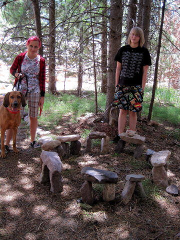 Sage, Sierra and Stormy in the Fairy Forest