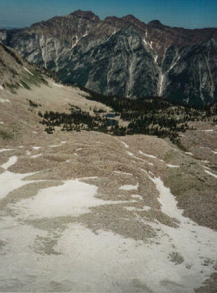 Maybird Lakes from Alpine Ridge
