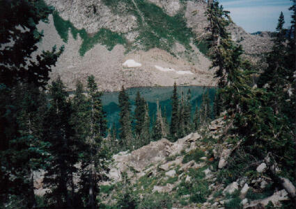 White Pine Lake from trail