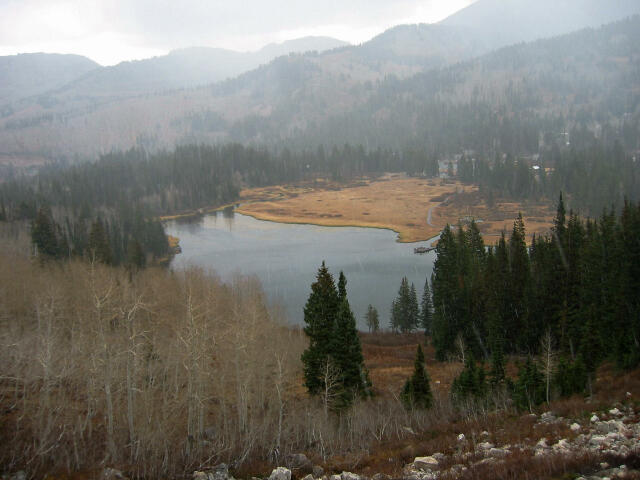 Silver Lake from above