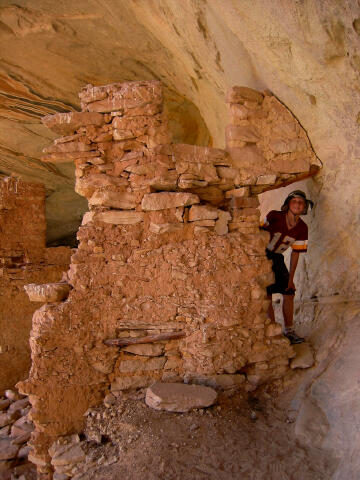 Stormy in Monarch Cave Ruins.