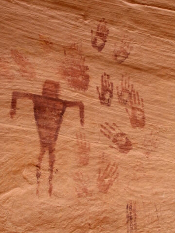 Pictograph's in Sheiks Canyon