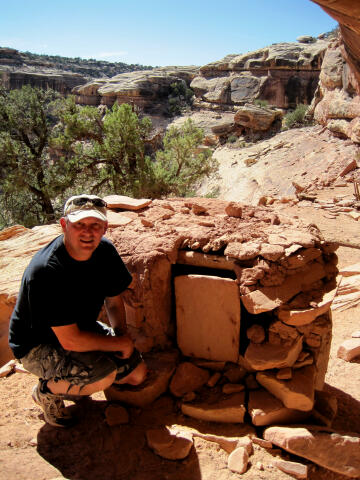 Your tour guide in Slickhorn Canyon