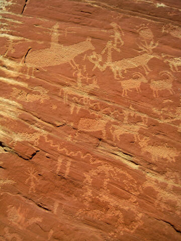 Walnut Knob Petroglyph Panel