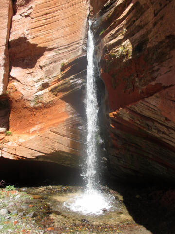 Sand Creek Waterfall - Torrey, utah