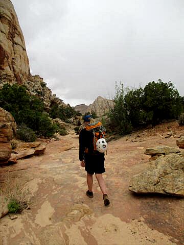 Stegosaur Slot Canyon - Capitol Reef National Park