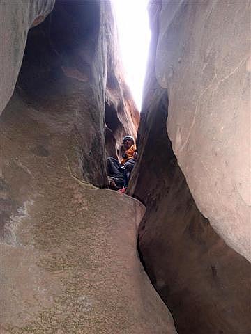 Bruce at the top of "climb time". When you get to it, you'll know it.