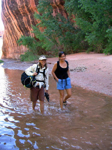 Hiking Courthouse Wash