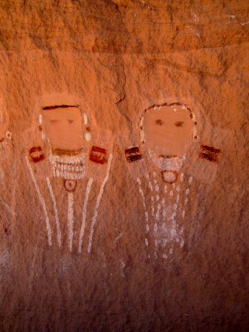 Five Faces Pictograph - Canyonlands National Park