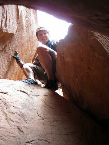 boulders in MMI Canyon