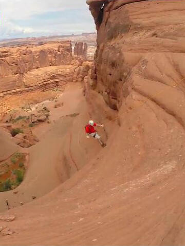 Not Tierdrop Canyon - Arches National Park