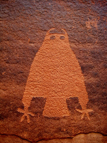 Owl Petroglyph Panel