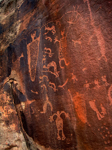 Kokopelli Panel - Seven Mile Canyon