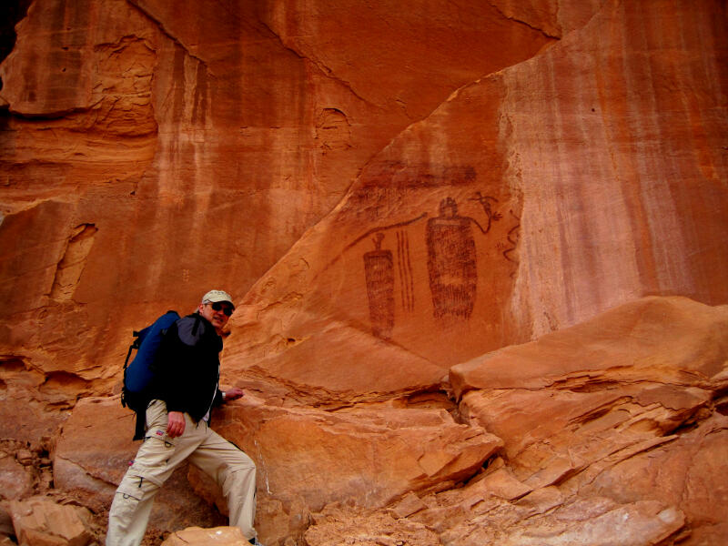 Snake in Mouth Pictograph Panel