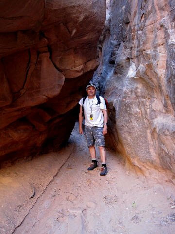 Your handsome tour guide in Undercover Canyon