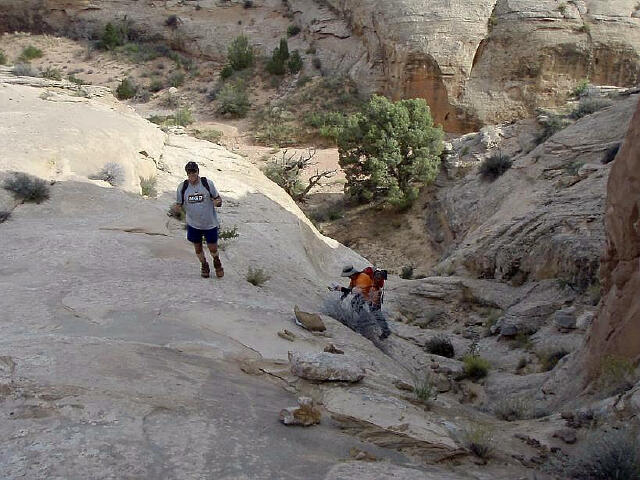 Exit of the Northwest Fork of Big Spring Canyon.