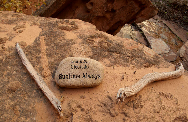 Louis Cicotello memorial in No Mans Canyon