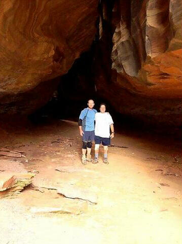 Mark and Tom in the Subway Cavern