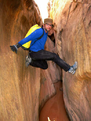 Avoiding water in Dang Canyon