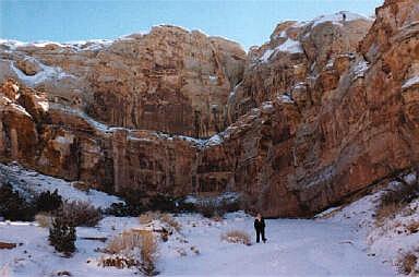 Hiking Bell Canyon in Winter