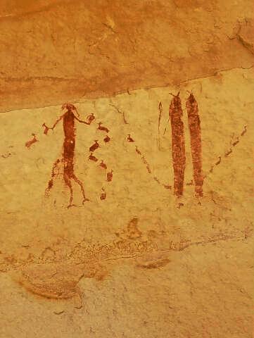 Ascending Sheep Pictograph - San Rafael Swell