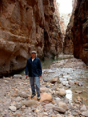 Your handsome tourguide in "The Chute".