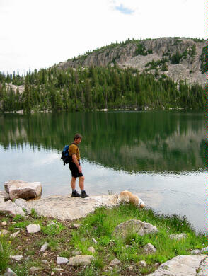 Giles Wallace at Kamas Lake