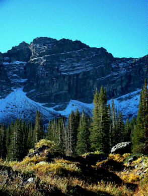 Devils Castle from the base