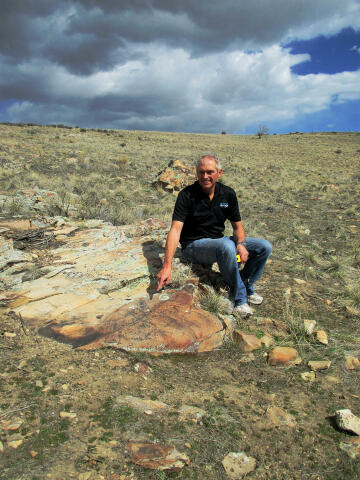 Three Warriors Petroglyph - Eagle Mountain