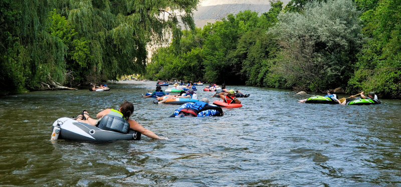 Tubing Weber River