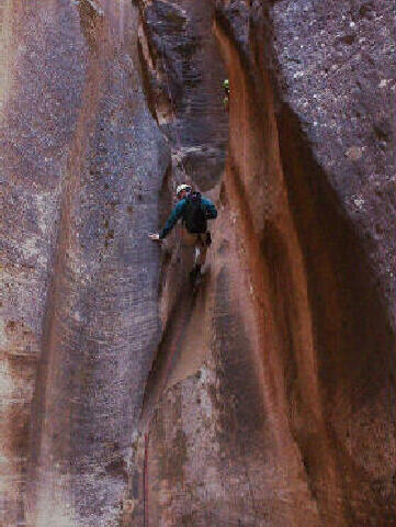 Rappeling the slot
