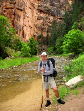 Ryan Cornia Near the Kolob Junction